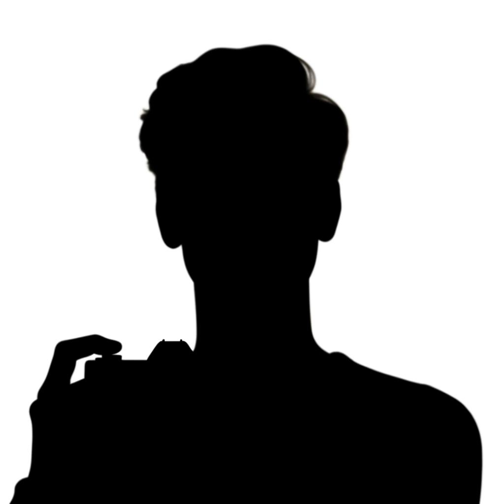 silhouette photo of an attractive young white man
